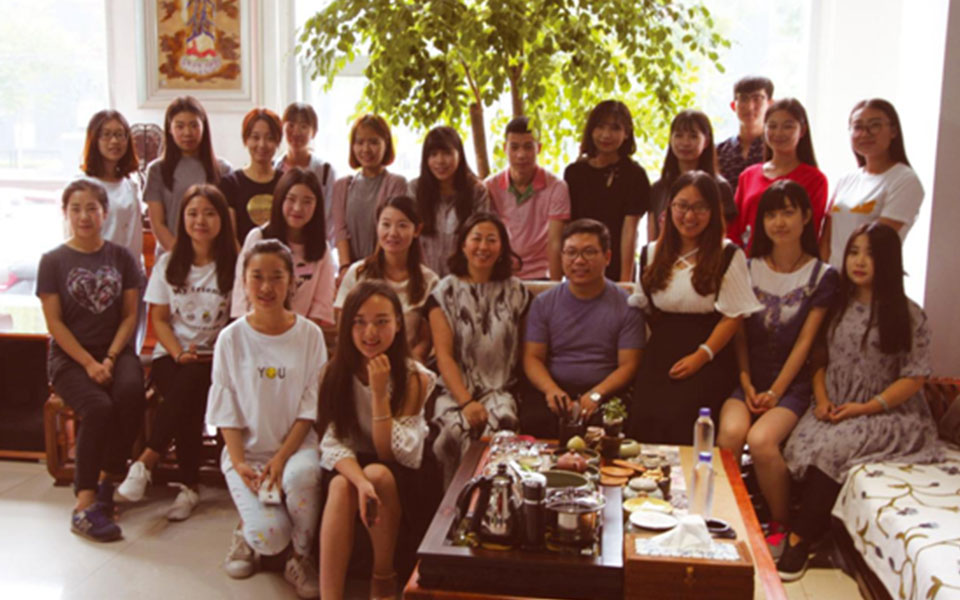 山西商务学院来我司参观交流